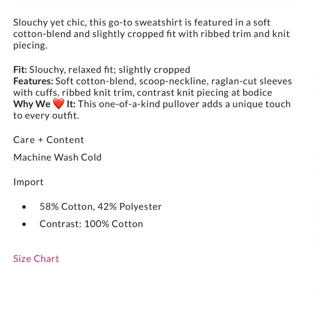 Free People Sweetness Sweatshirt in Cream Size Large - Picture 3 of 6